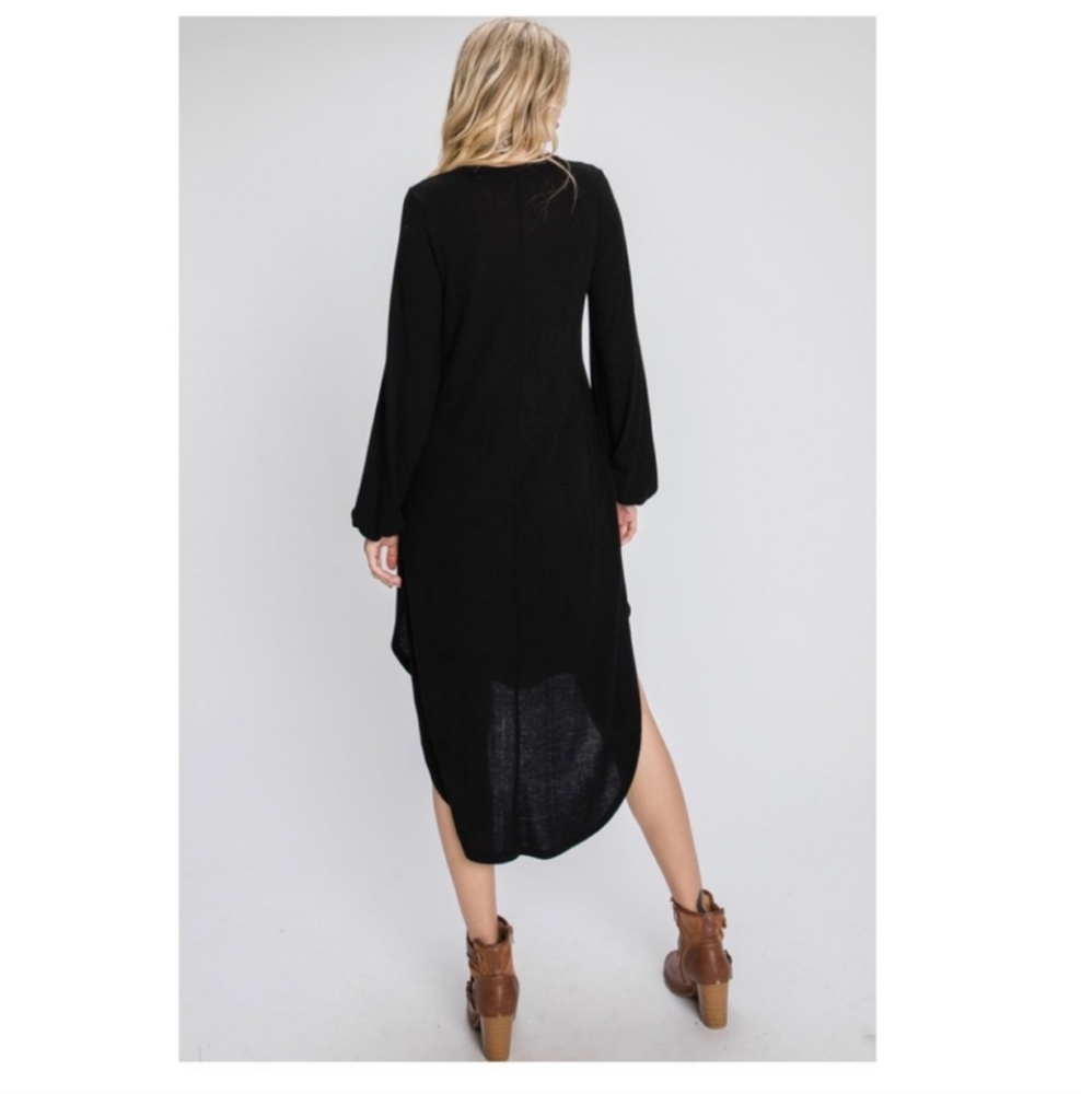 Boho Soft Midi Long Sleeve Dress✨️ - Picture 6 of 7